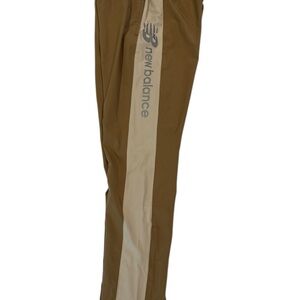 New Balance Brown and Tan Joggers with Side Stripe